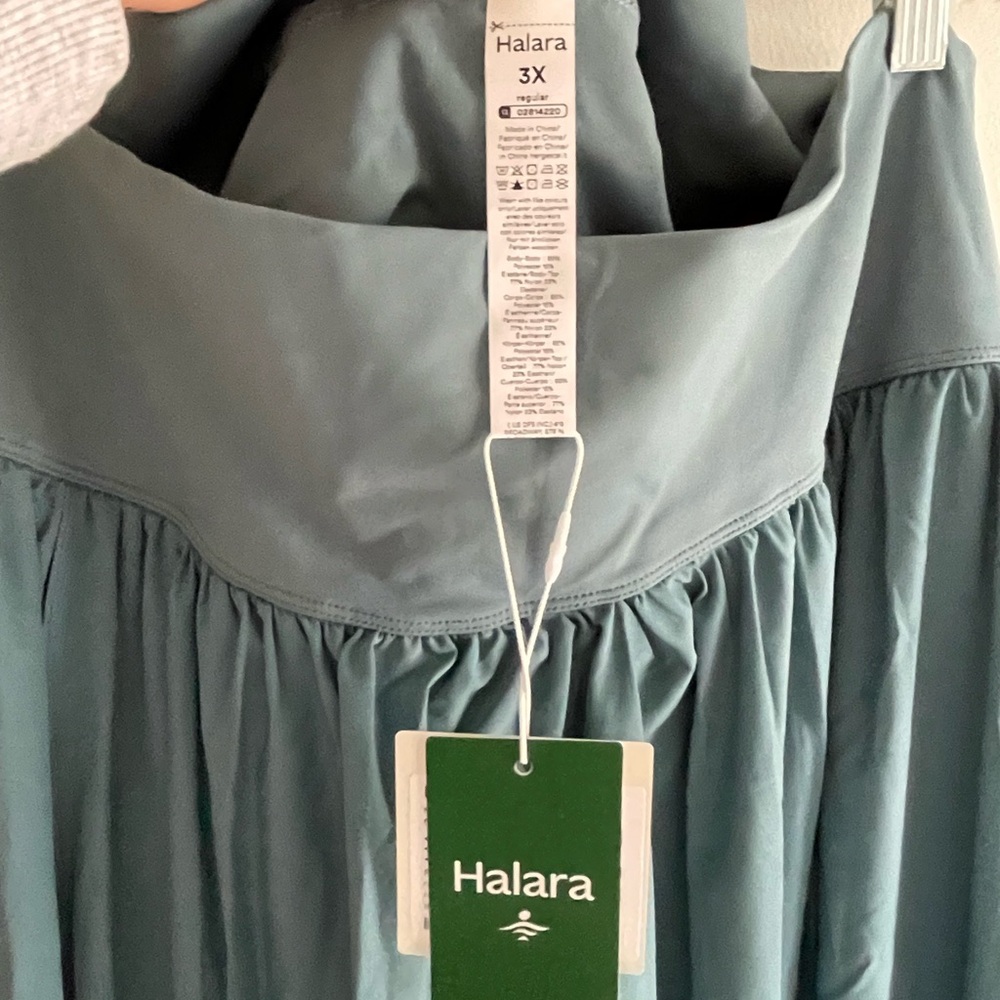 HALARA Maxi Skirt in Dusty Teal - Picture 3 of 10